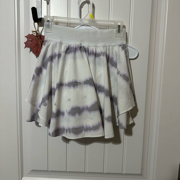 Lululemon Court Rival High-Rise Skirt *Long Transverse Lilac Multi size 4 - Picture 4 of 6